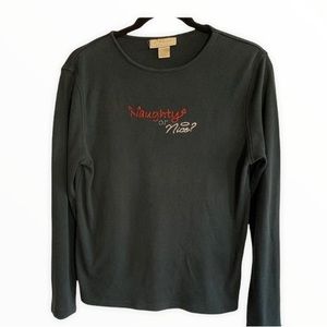 M & C Sportswear Vintage Christmas Tee Shirt Sz L